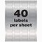 Avery PermaTrack Metallic Asset Tag Labels, 3/4" x 1-1/2", 320 Asset Tags (61523)